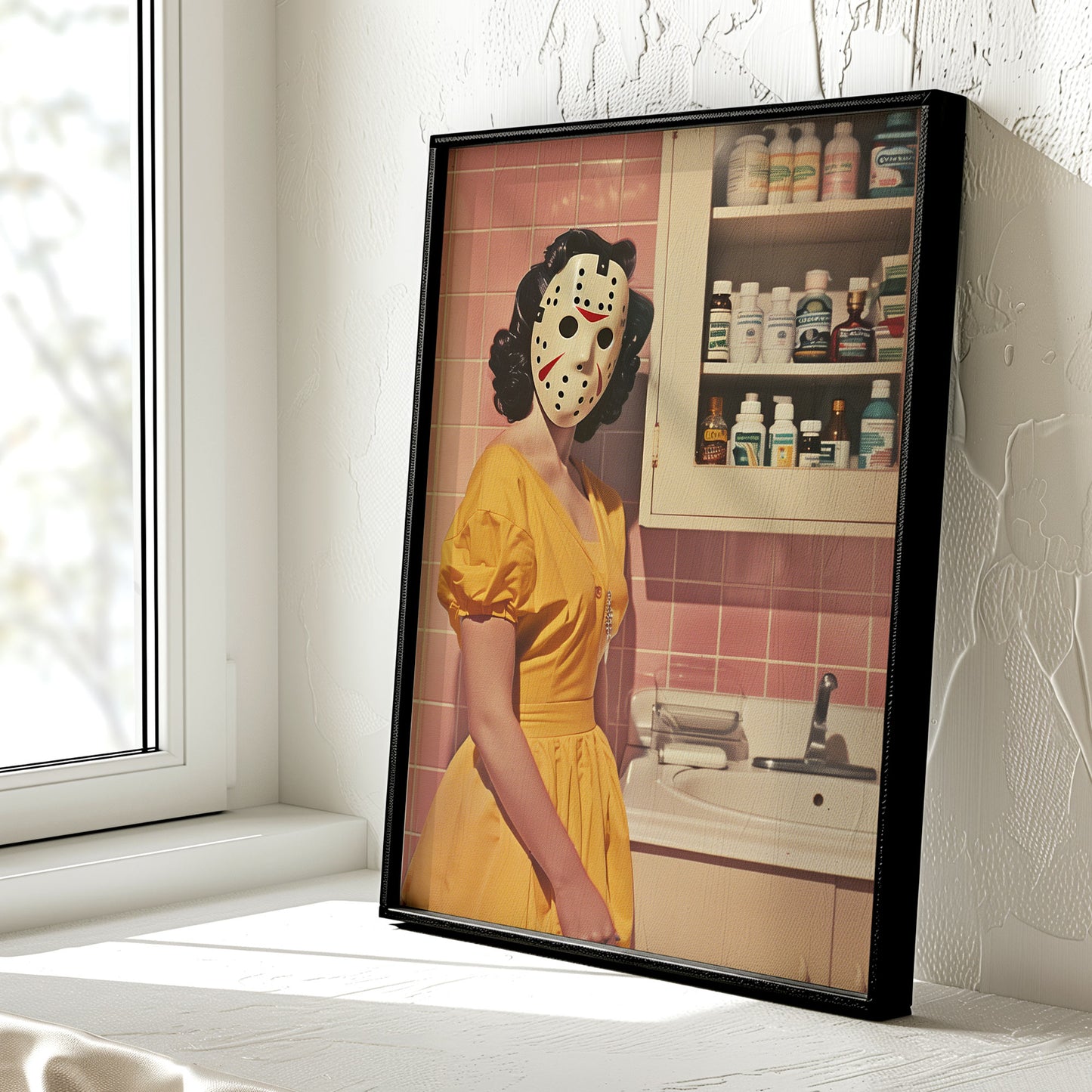 Blood, Sweat & Chores Poster | 1950s Horror Art Print