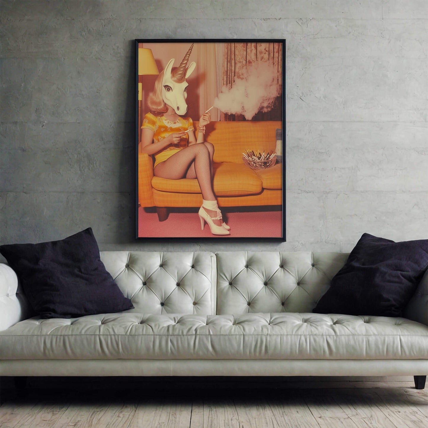 Darling Have A Seat Poster | Unicorn Art Print