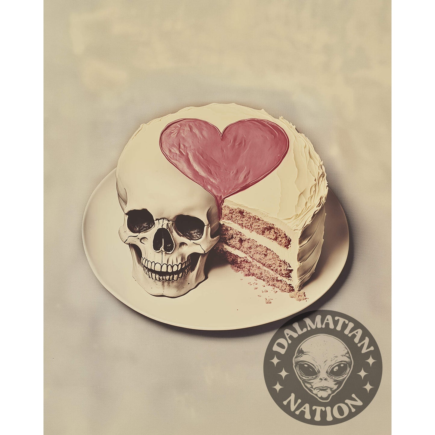 Death By Dessert Valentine Card