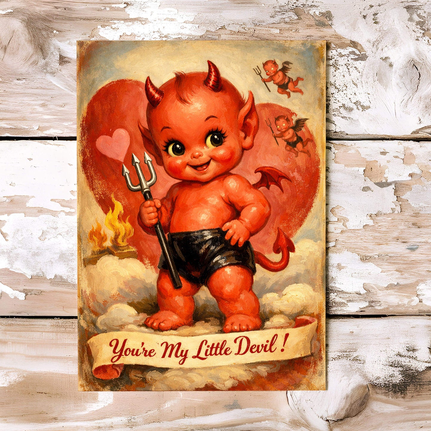 My Little Devil Valentine Card
