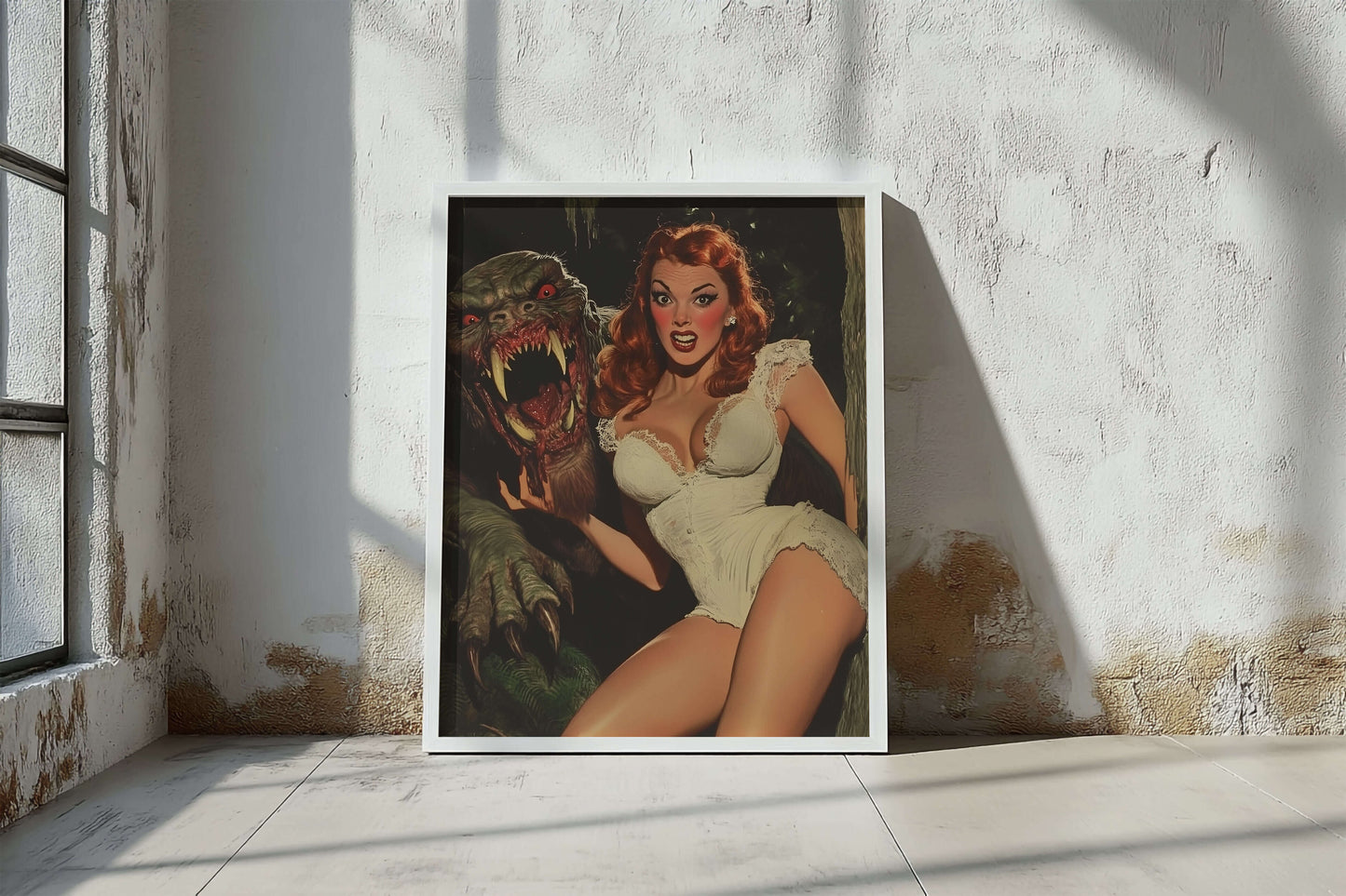 Vintage Pinup Gloria Gore Poster