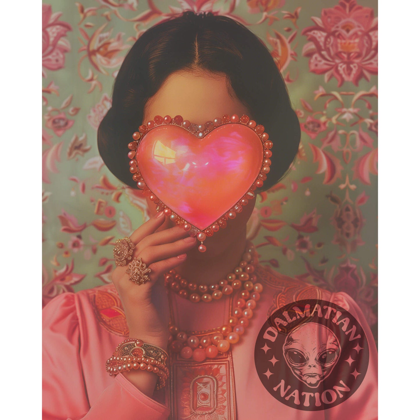 Glow With The Flow of Love Valentine Card