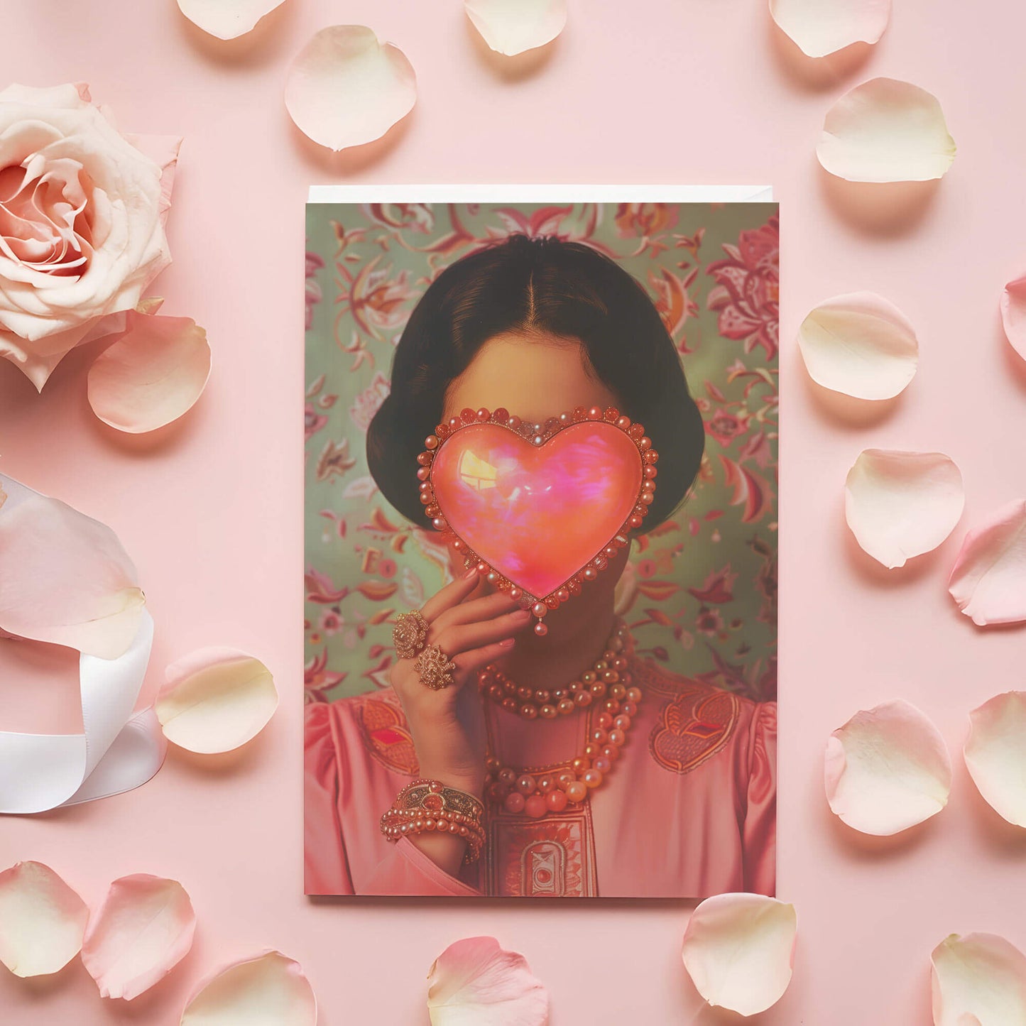 Glow With The Flow of Love Valentine Card