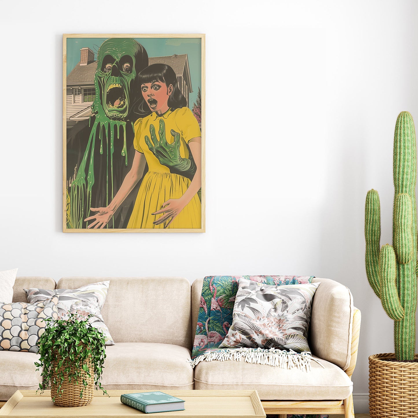 The Goo Next Door Art Print | Slimey Ghoul Poster