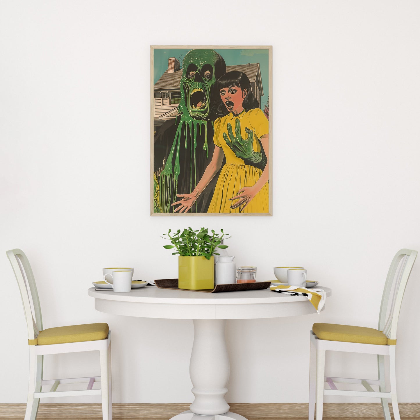 The Goo Next Door Art Print | Slimey Ghoul Poster