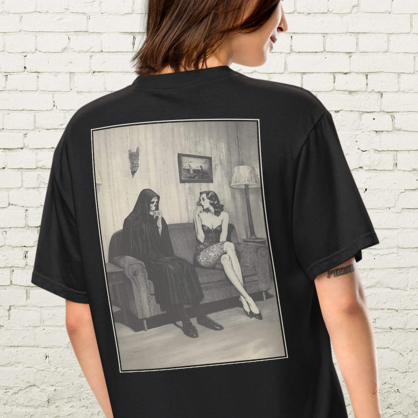 Grim Discussions Unisex Heavyweight T-shirt