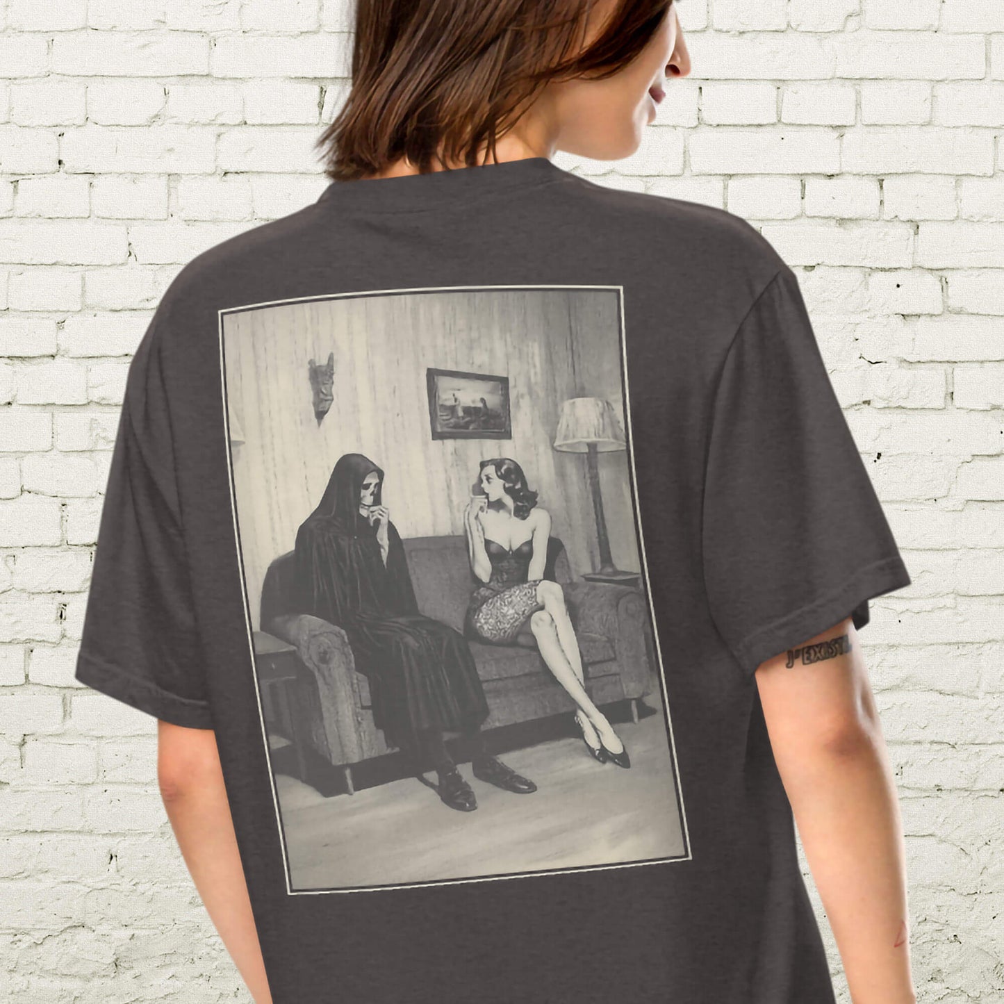 Grim Discussions Unisex Heavyweight T-shirt