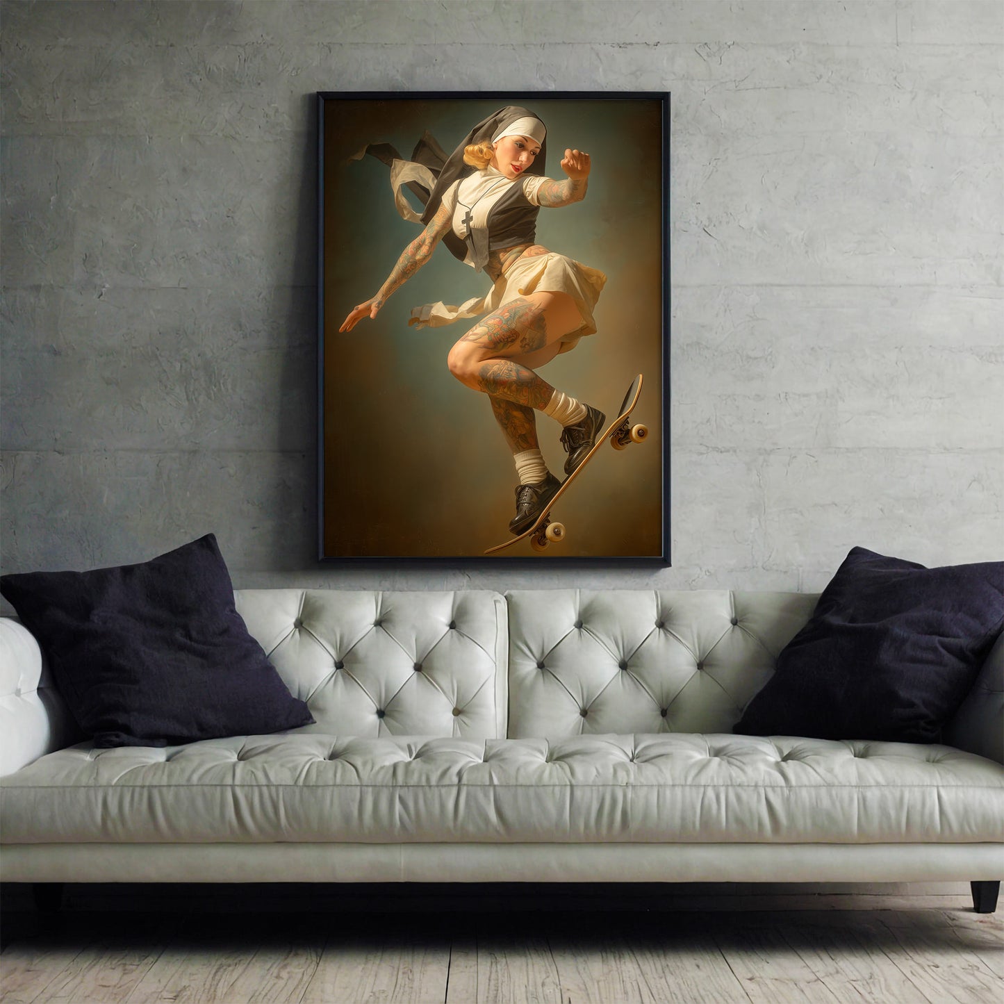 Holy Roller Poster | Rebel Nun Art Print