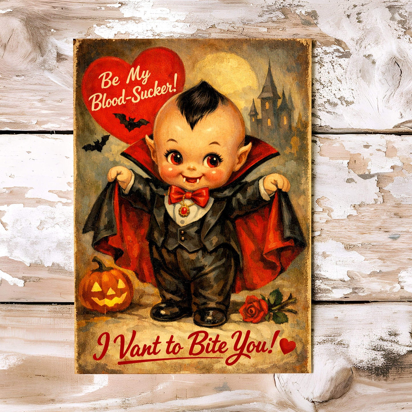 Love At First Bite Valentine Card