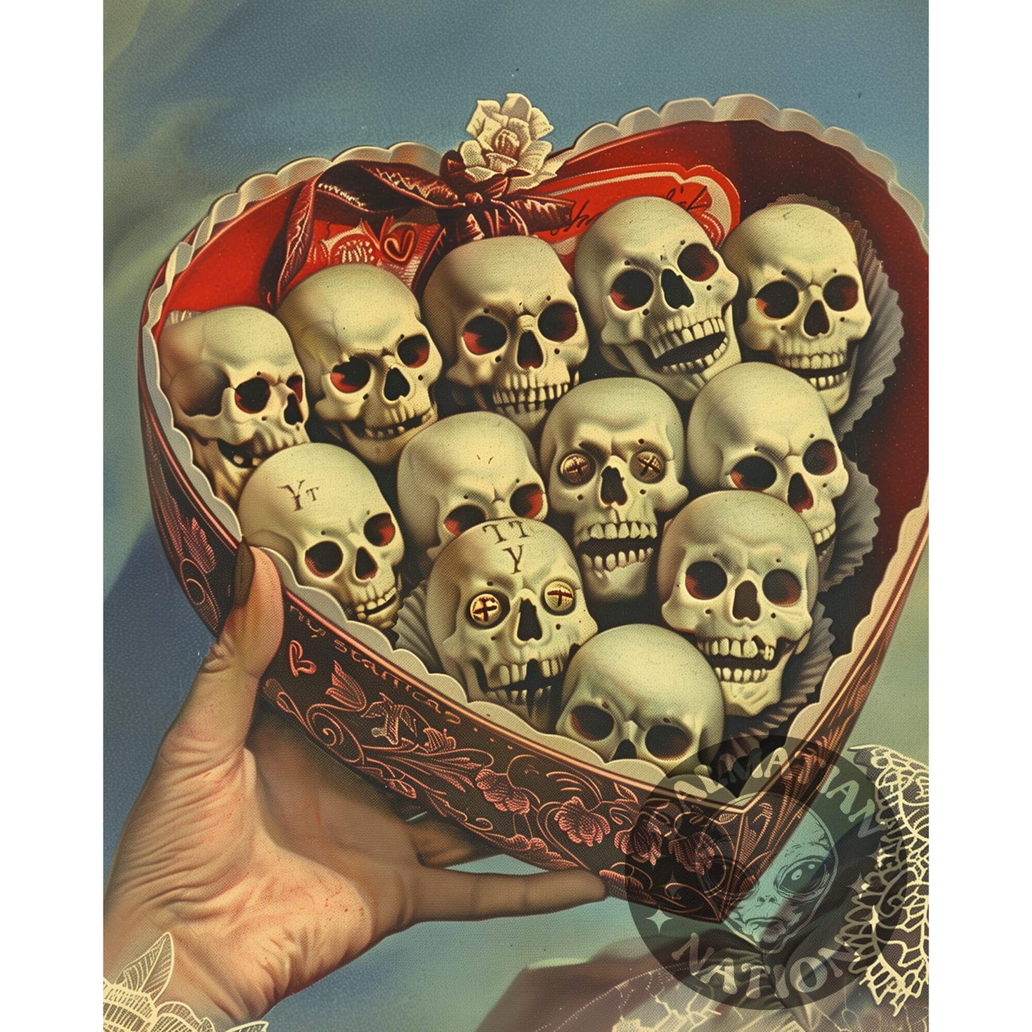 Love Is Like A Box Of Chocolates Valentine Card