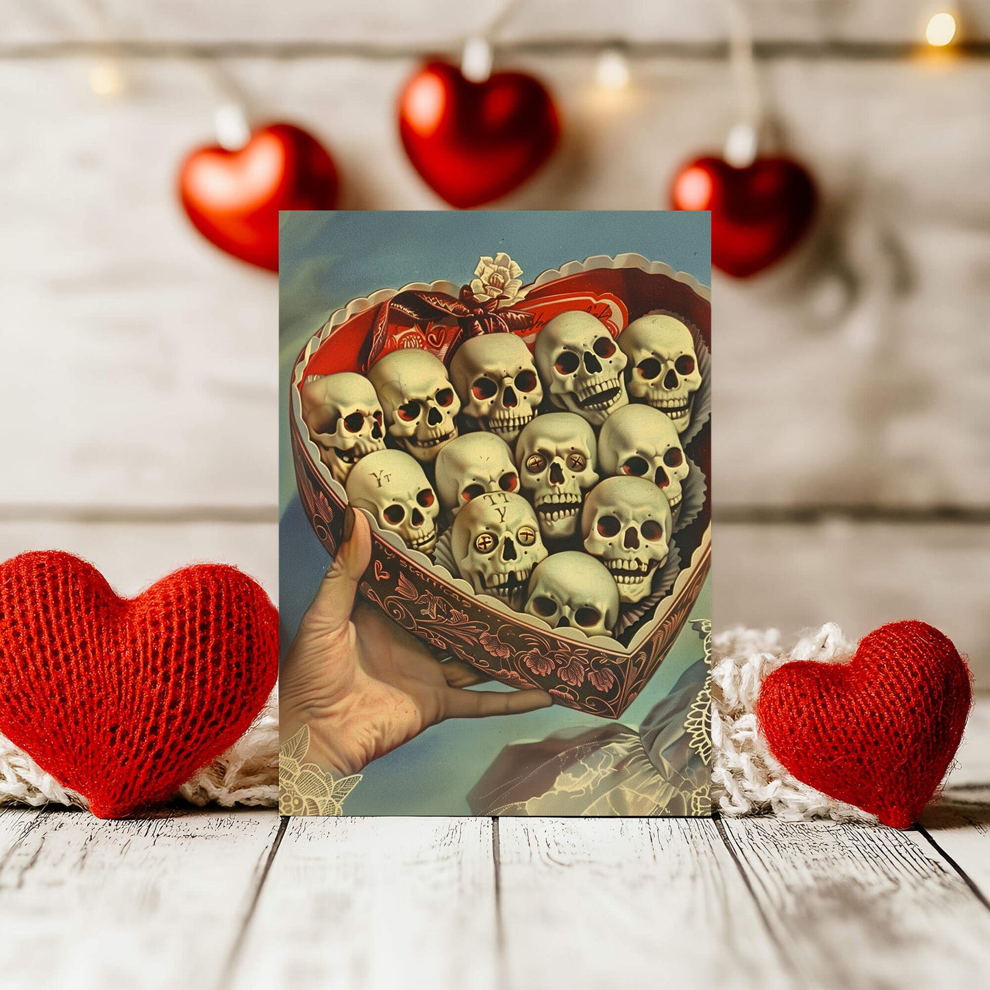 Love Is Like A Box Of Chocolates Valentine Card