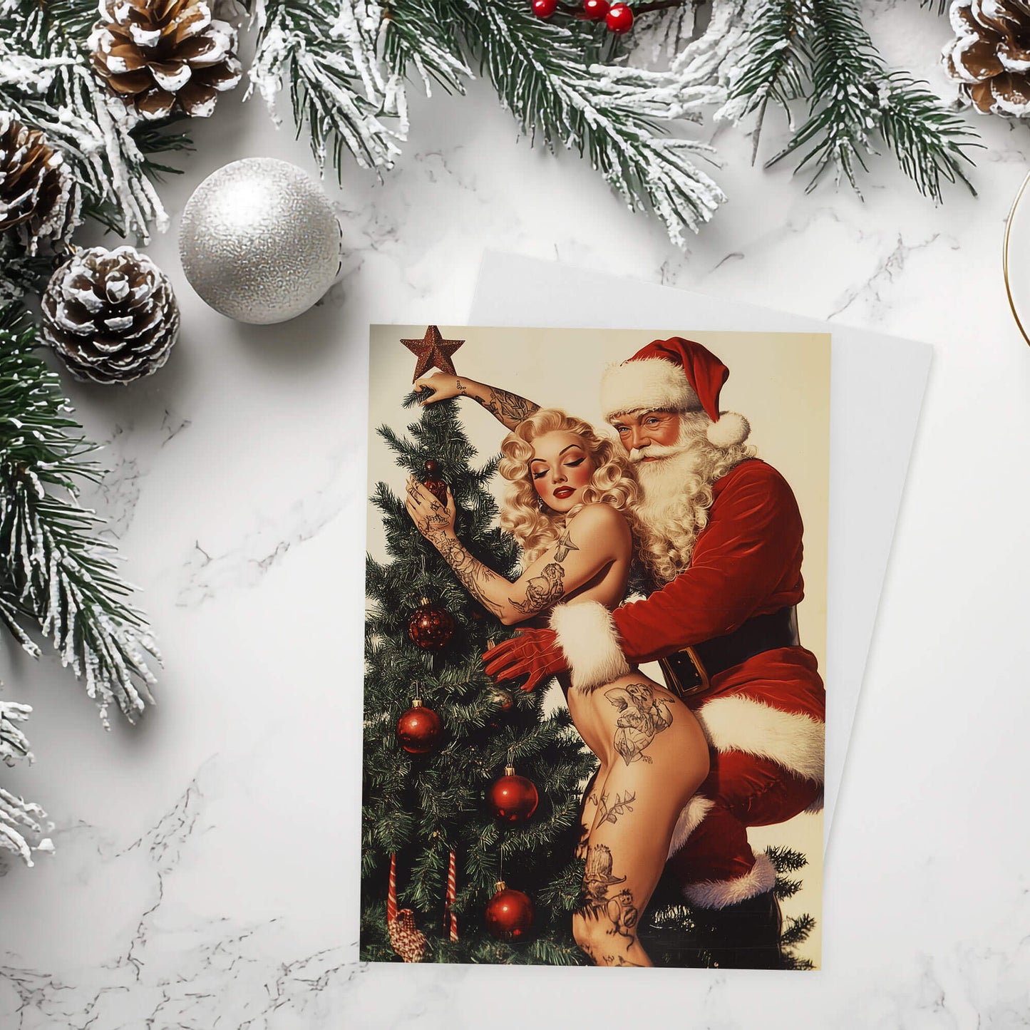Nicky Noels Vintage Christmas Card