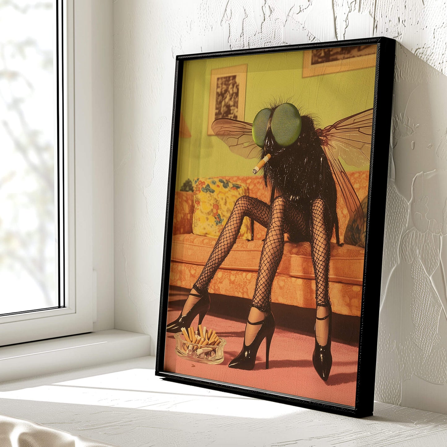 Pretty Fly For A White Fly Poster | Flies & Insects Art Print