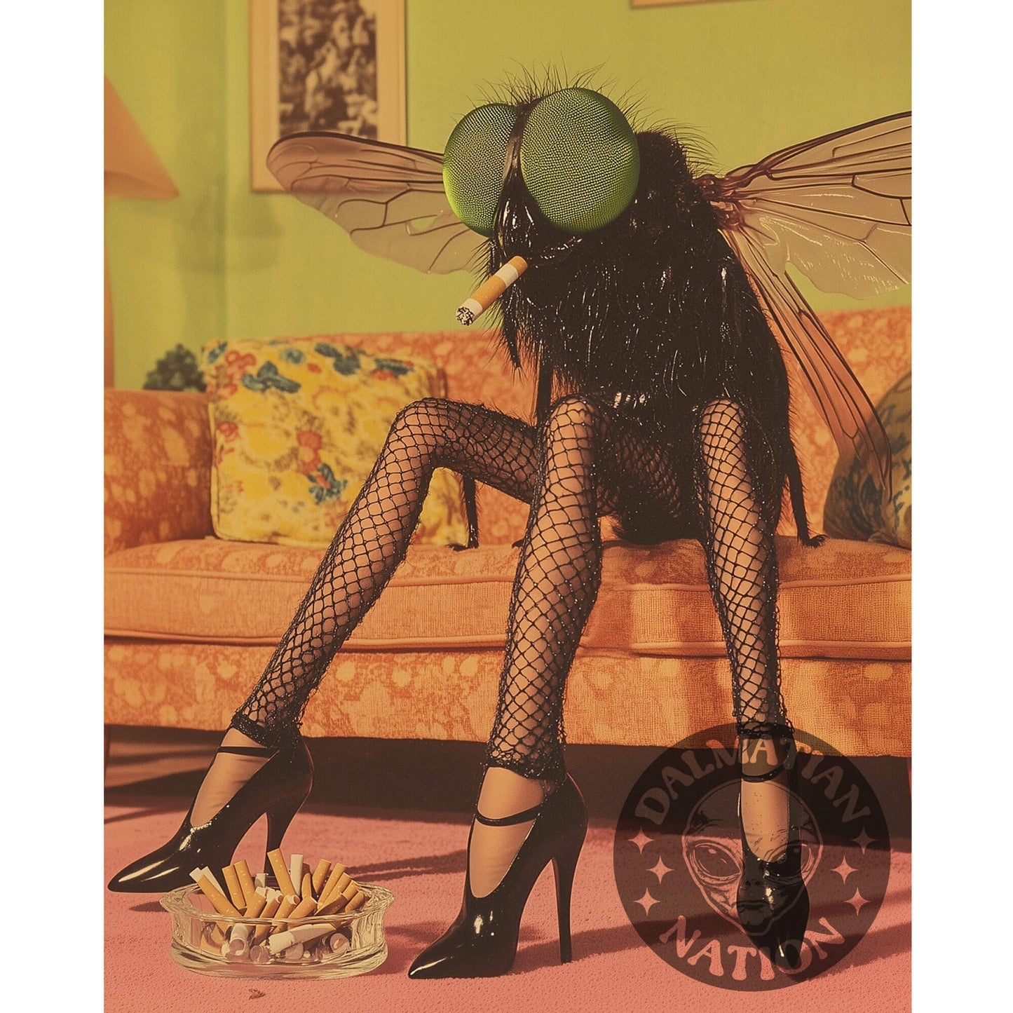 Pretty Fly For A White Fly Poster | Flies & Insects Art Print
