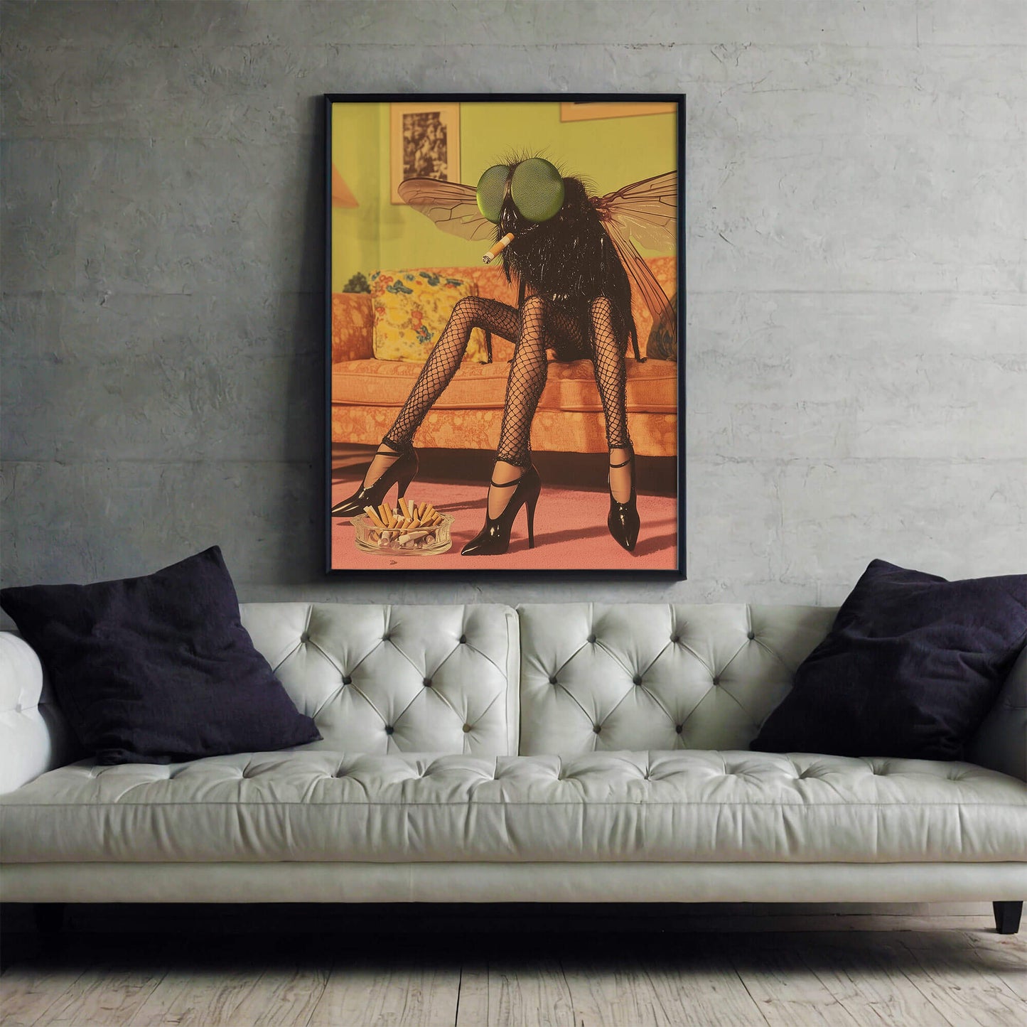 Pretty Fly For A White Fly Poster | Flies & Insects Art Print