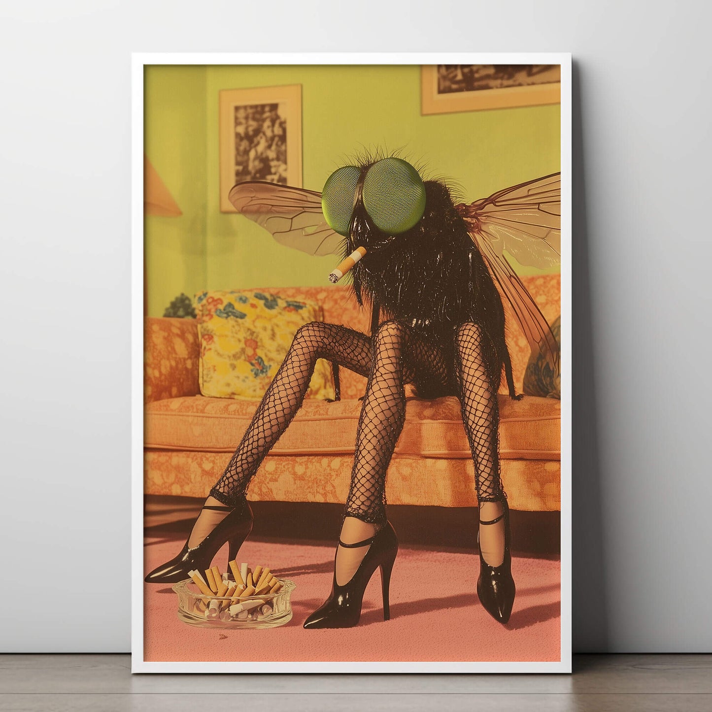Pretty Fly For A White Fly Poster | Flies & Insects Art Print