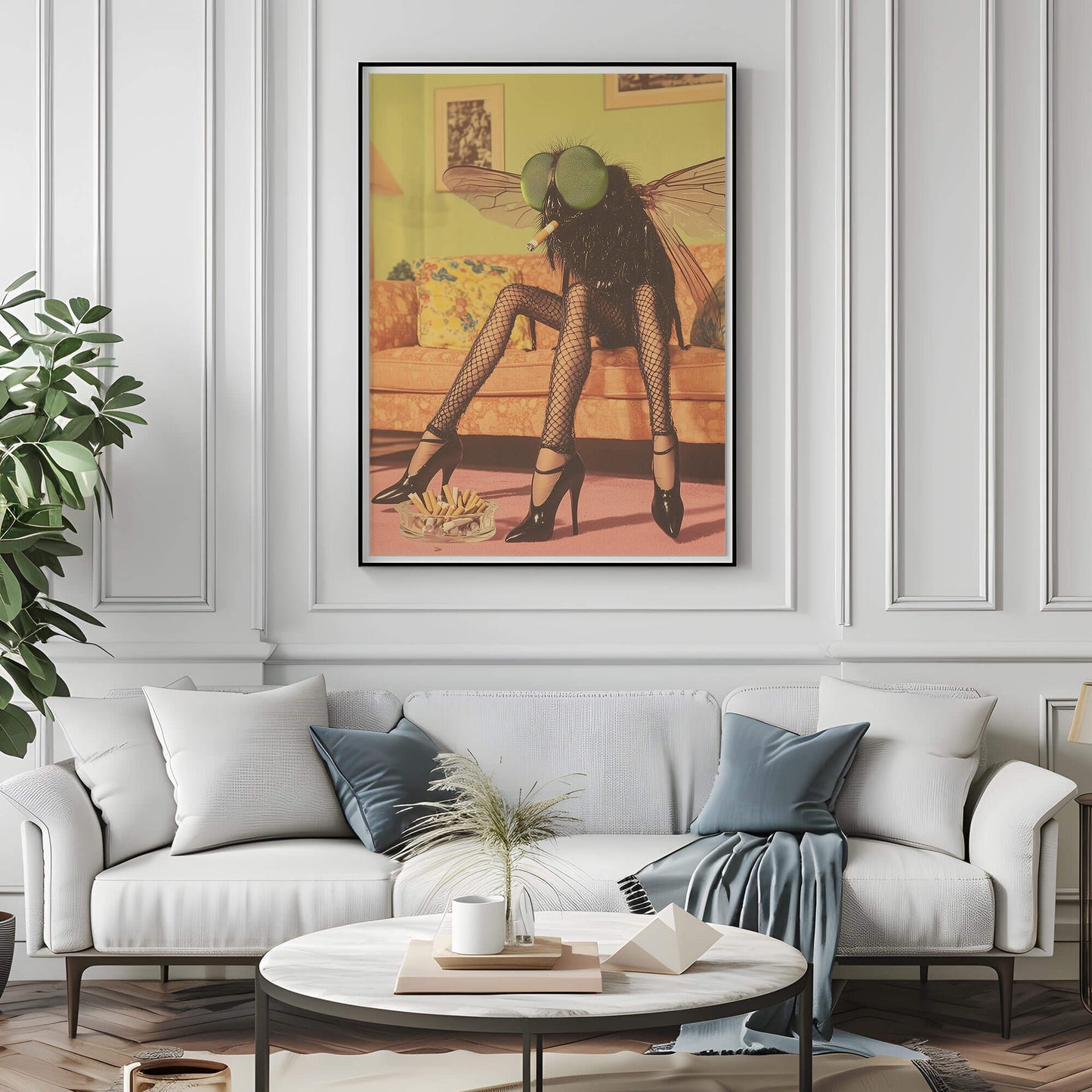 Pretty Fly For A White Fly Poster | Flies & Insects Art Print