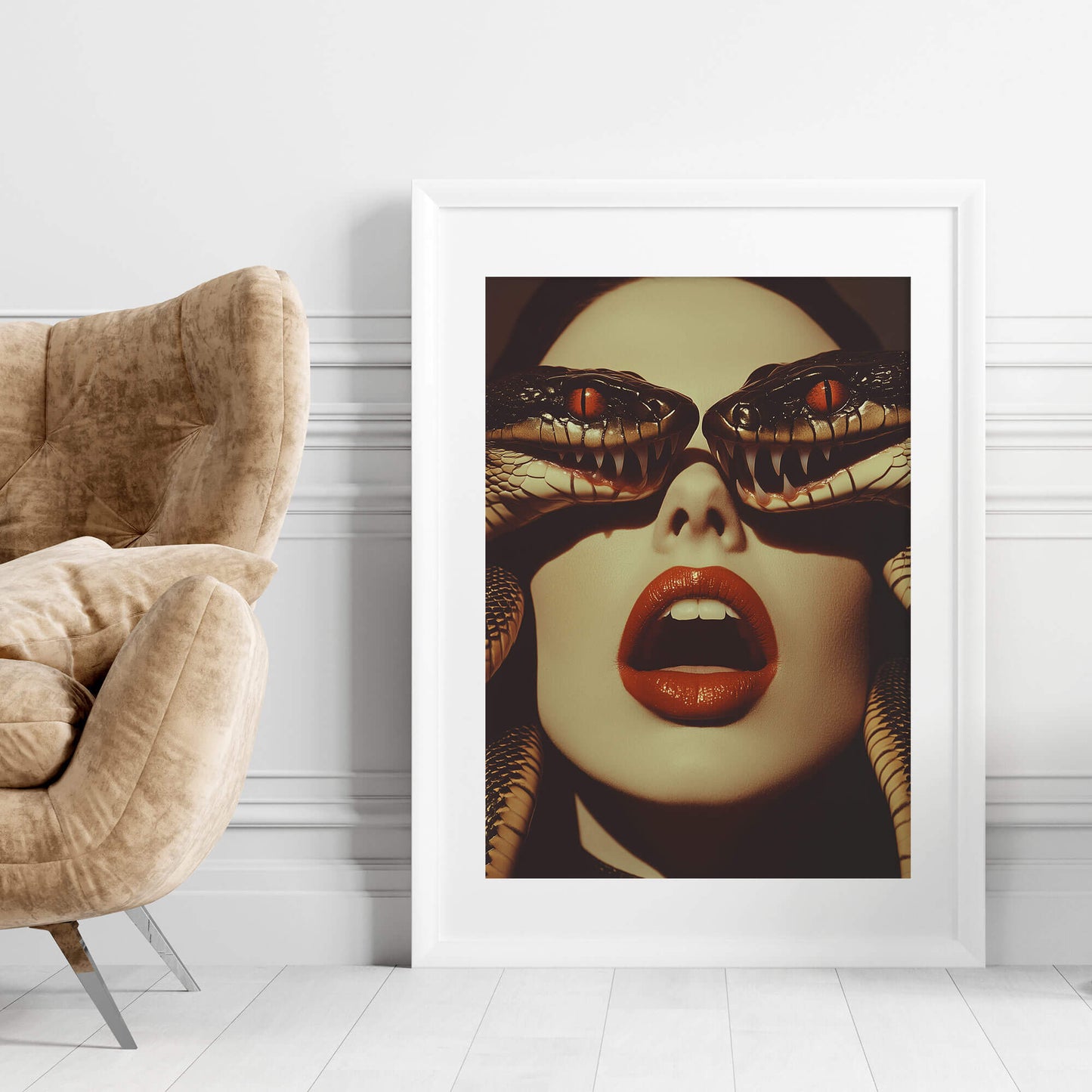 Red Snake Moan Poster