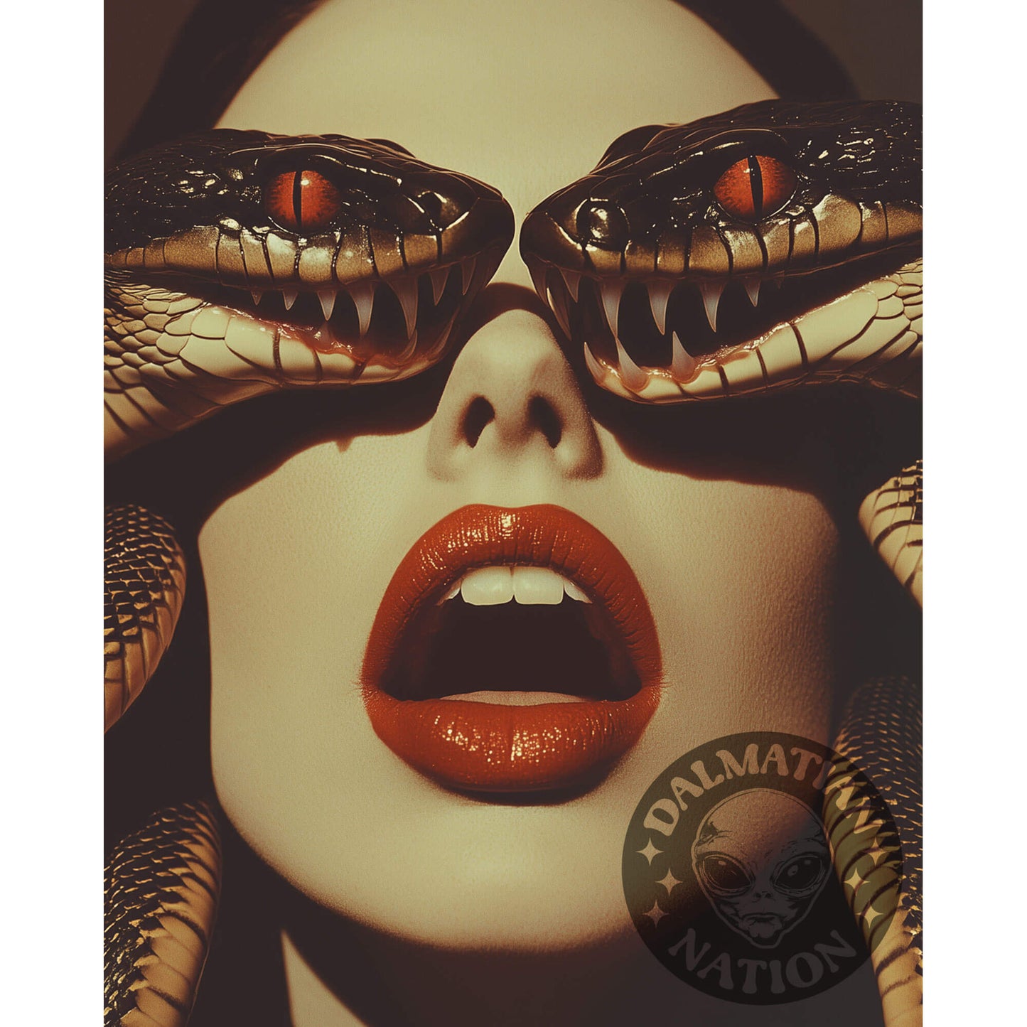 Red Snake Moan Poster