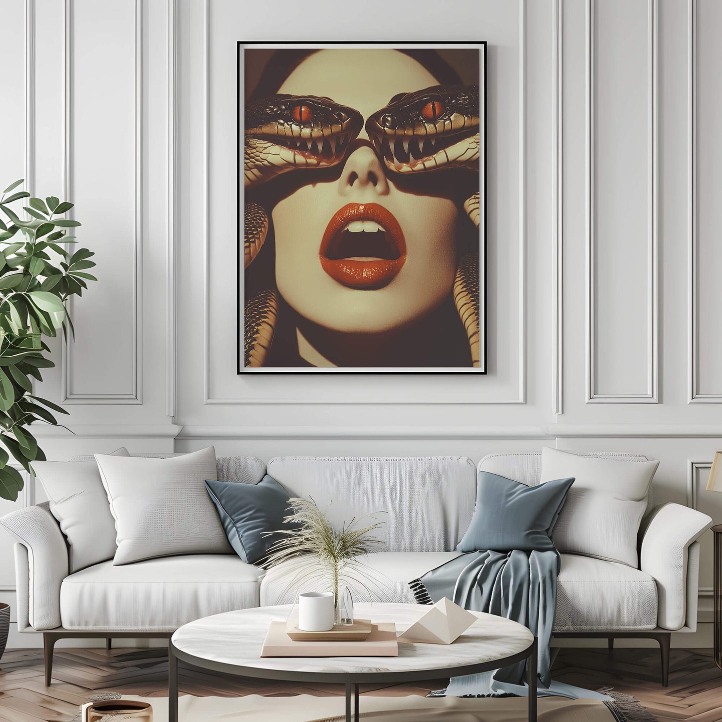 Red Snake Moan Poster