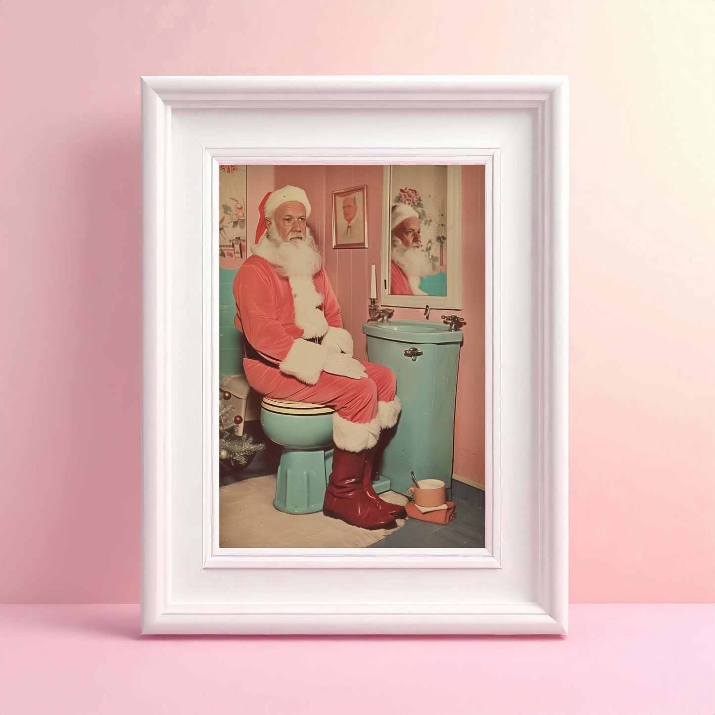 Santa's Throne Poster