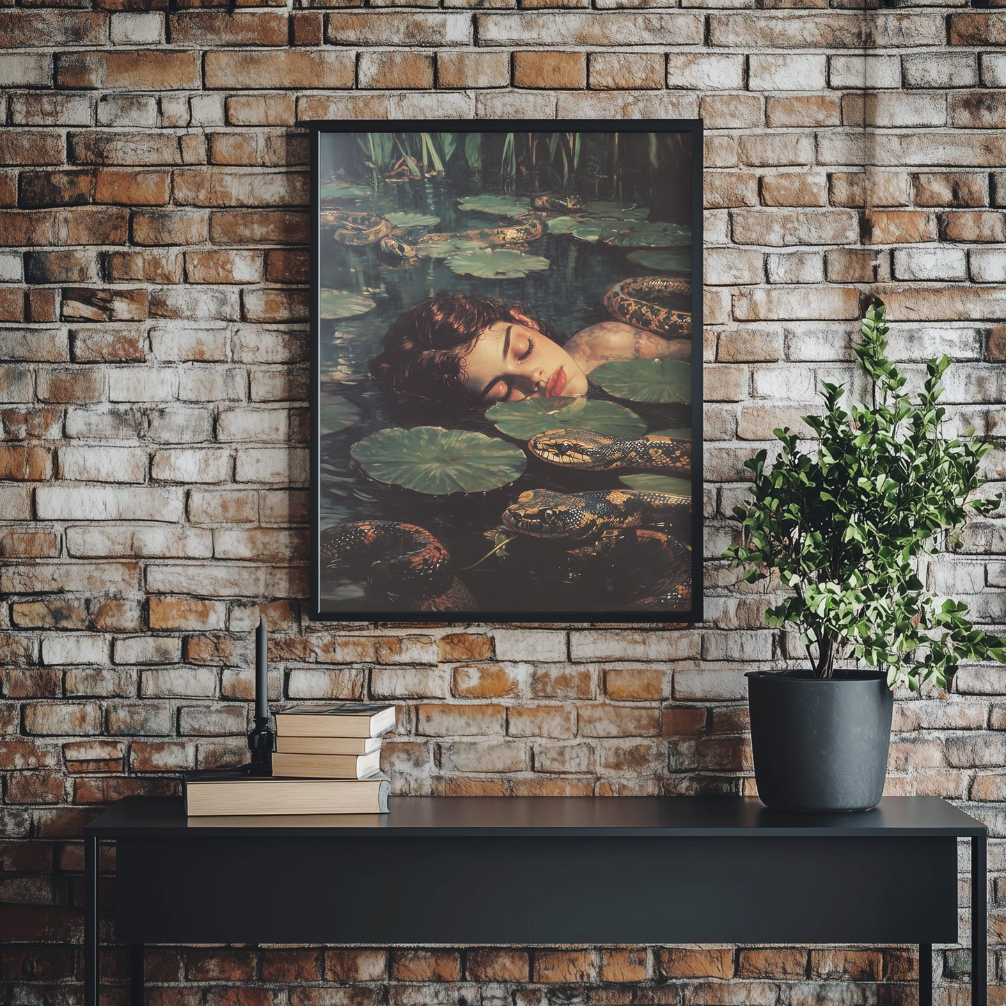 Slither Me Softly Poster | Snake Art Print