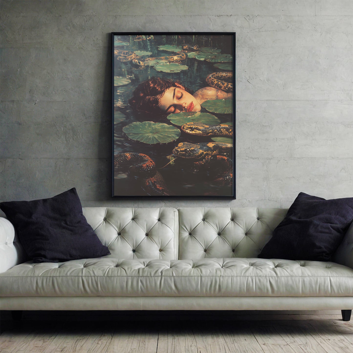 Slither Me Softly Poster | Snake Art Print