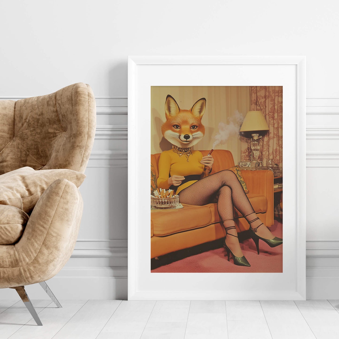 Smokin' Hot Fox Poster