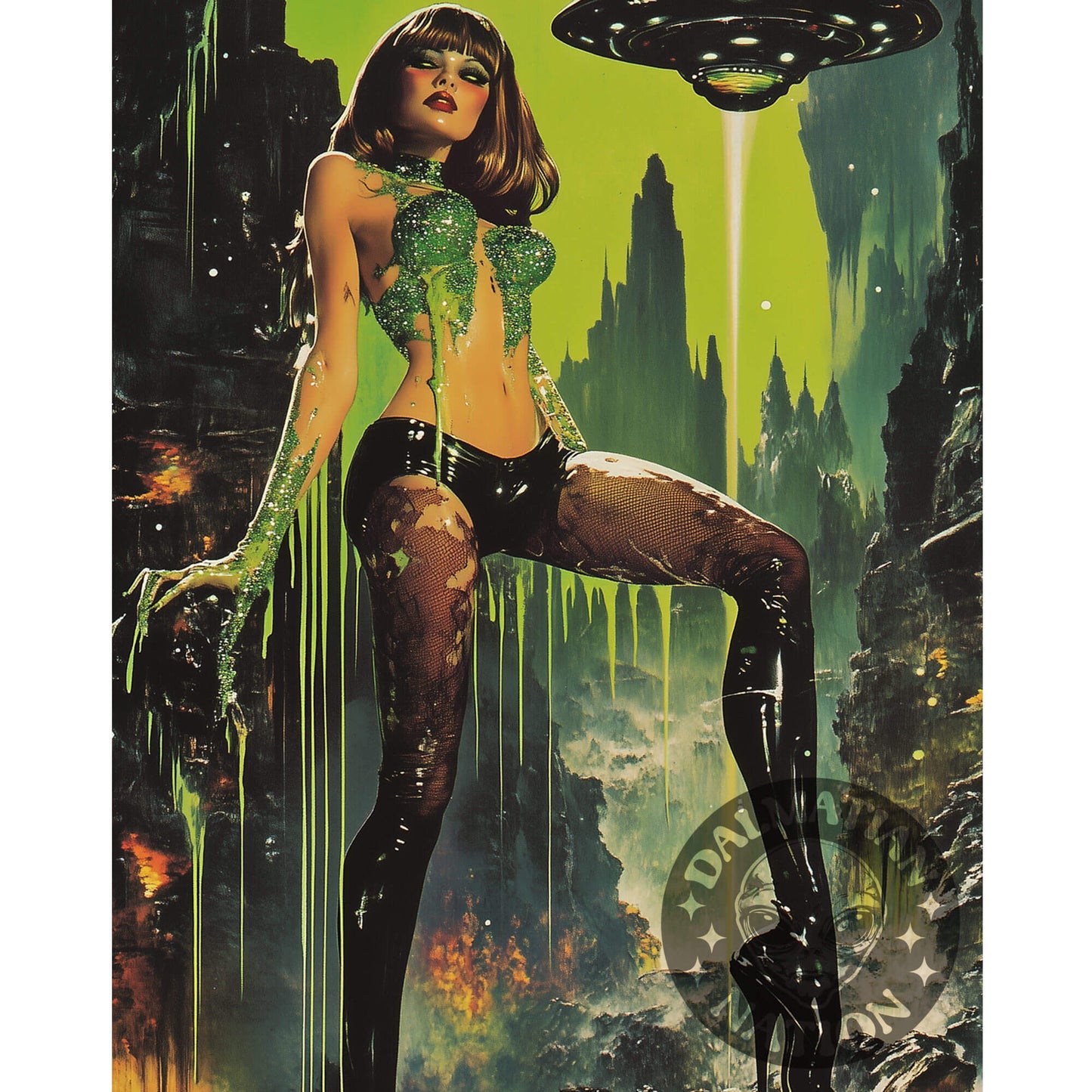 Stilettos and Slime Poster