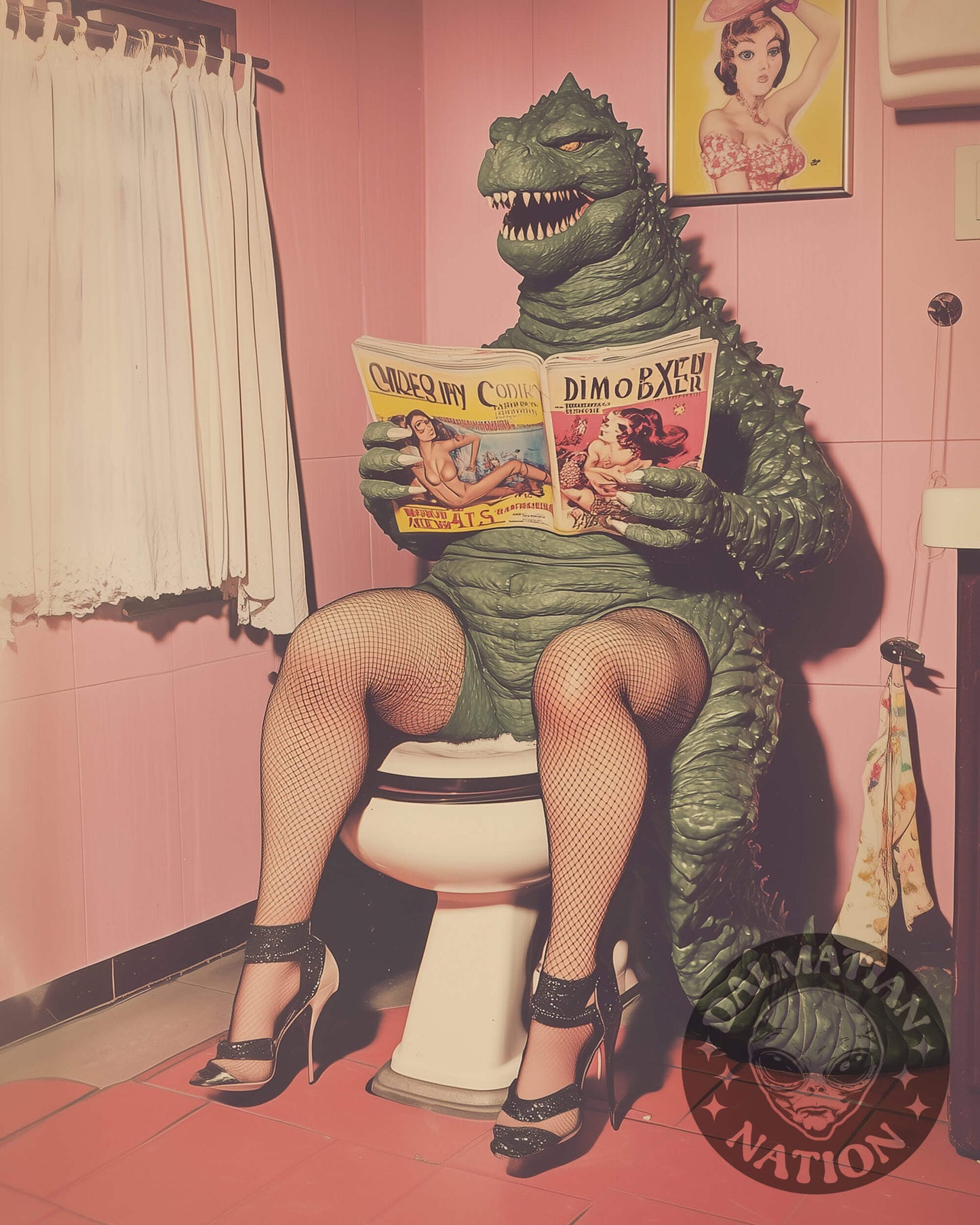 Turd Lizard Poster