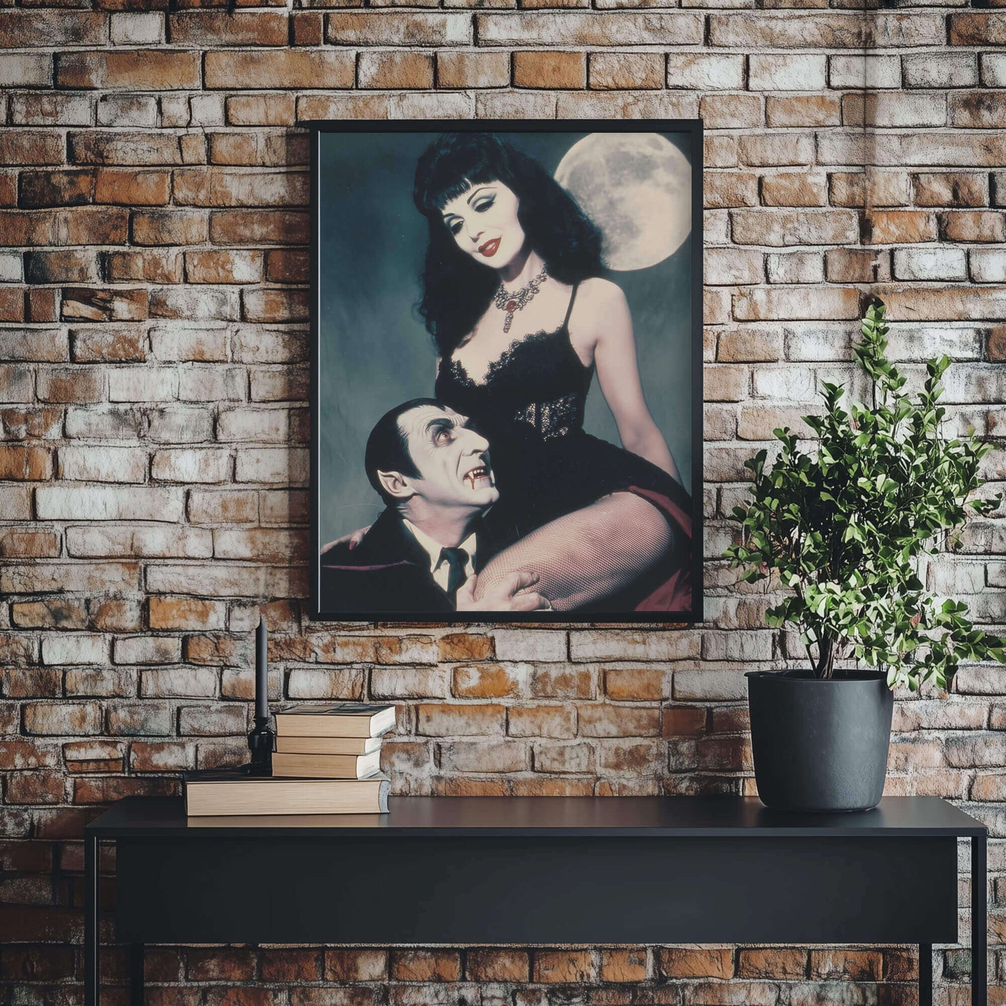 Vampire Kisses Poster | Vampire Art Print