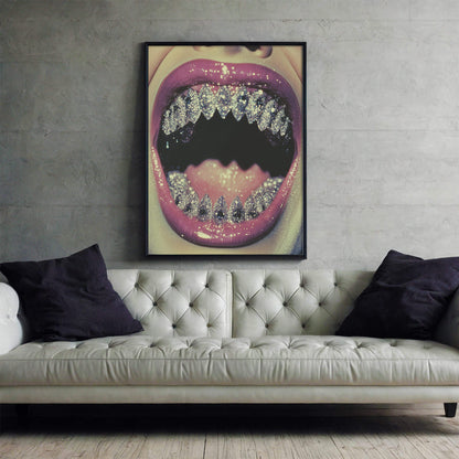 Appetite For Diamonds Poster | Vampire Art Print