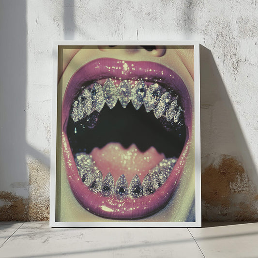 Appetite For Diamonds Poster | Vampire Art Print