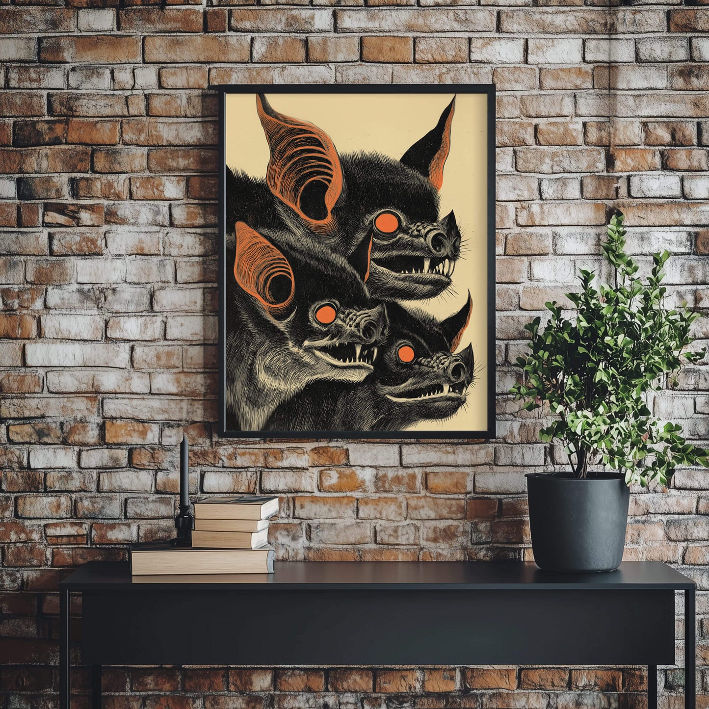 Bat To The Bone Poster | Bat Art Print