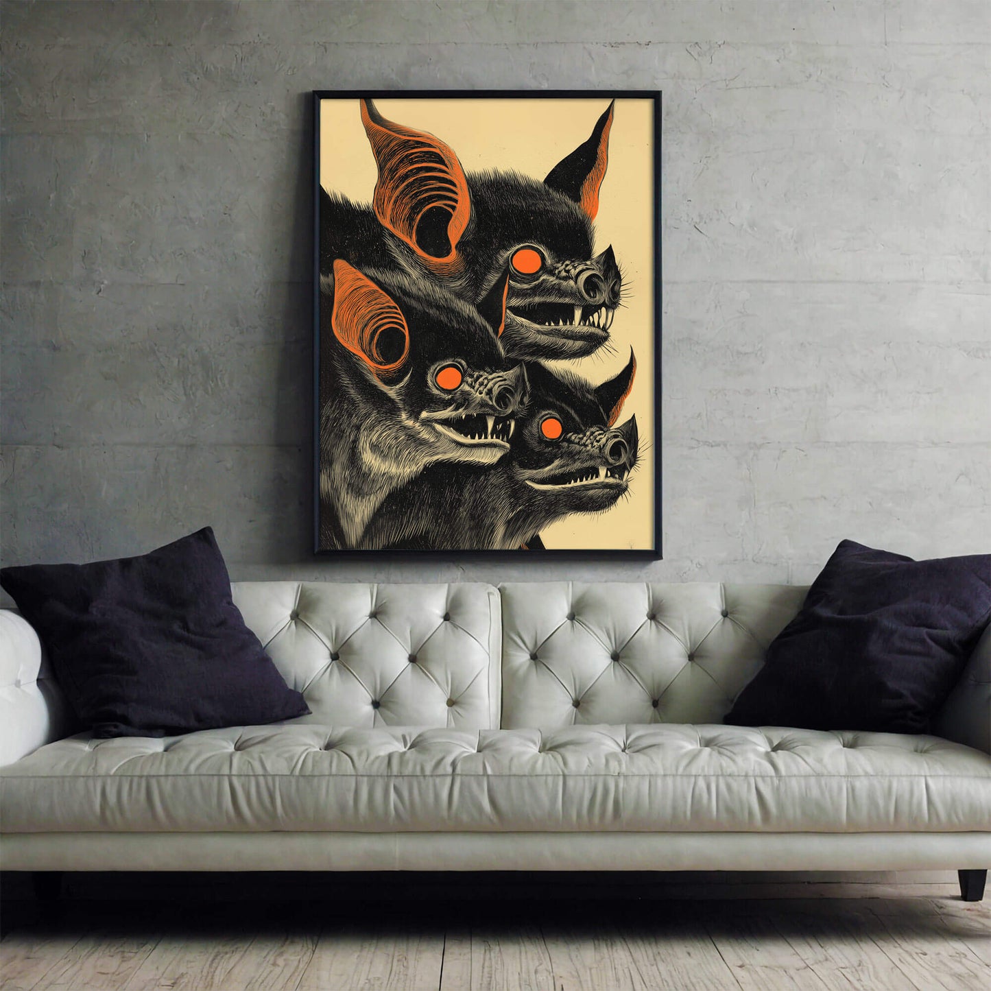 Bat To The Bone Poster | Bat Art Print
