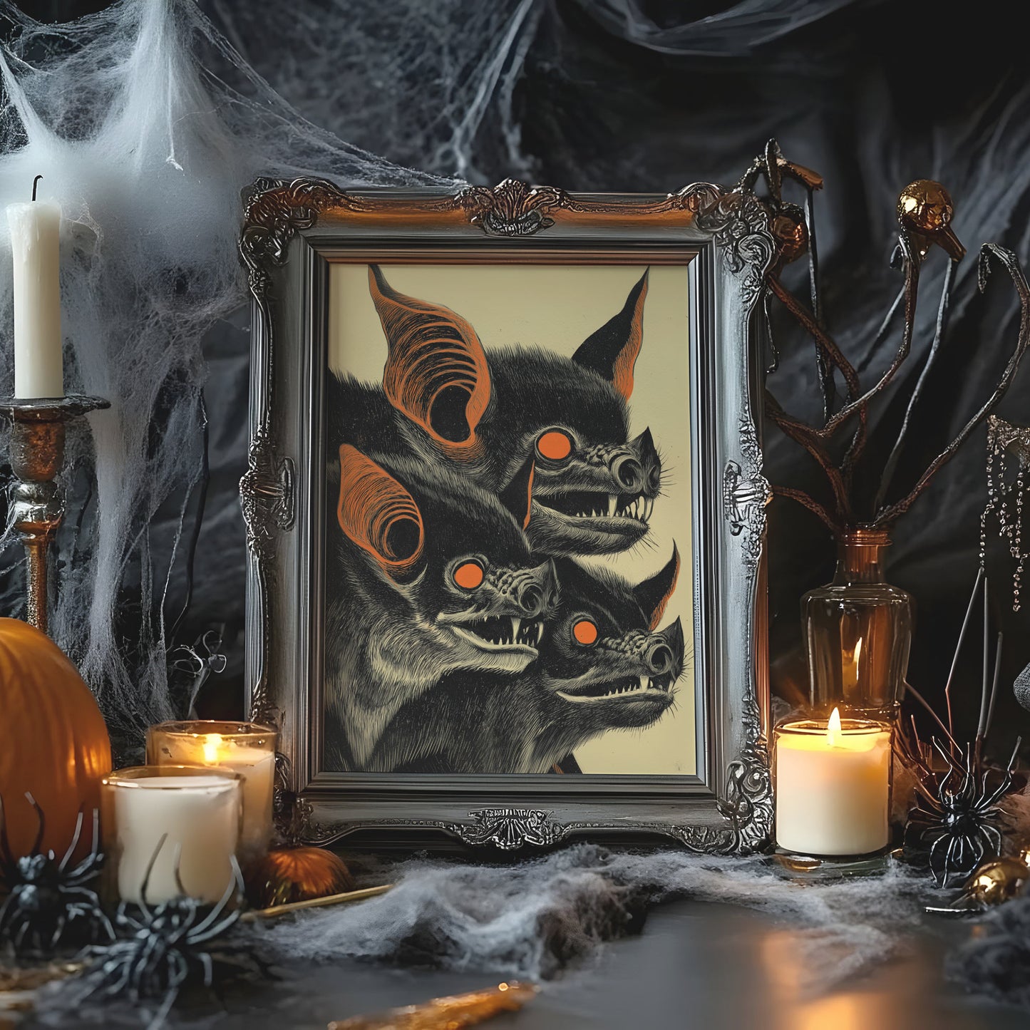 Bat To The Bone Poster | Bat Art Print