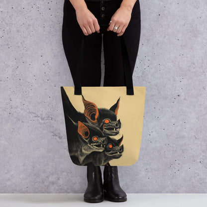Bat To The Bone Tote Bag | Halloween Sack