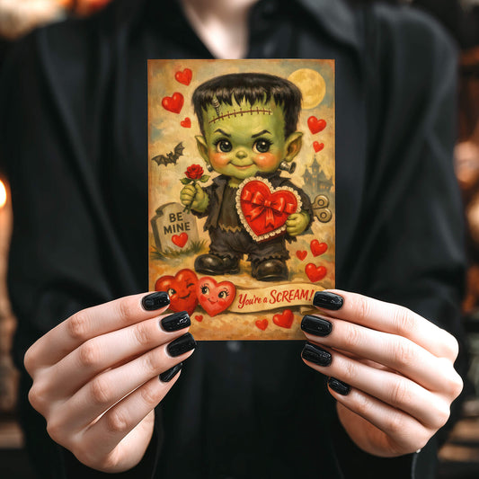 Be Mine Frankenstein Valentine Card