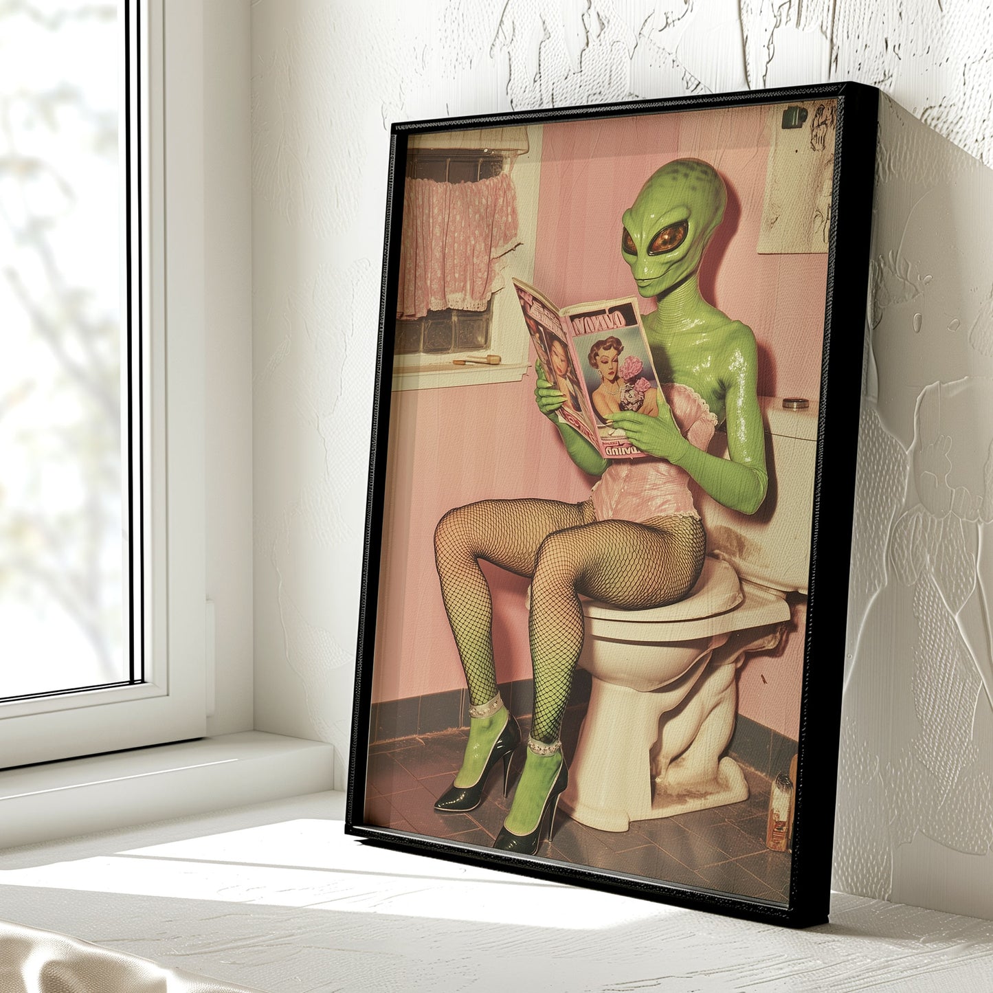 Beam Me Up Susie Poster | Alien Art