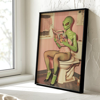 Beam Me Up Susie Poster | Alien Art