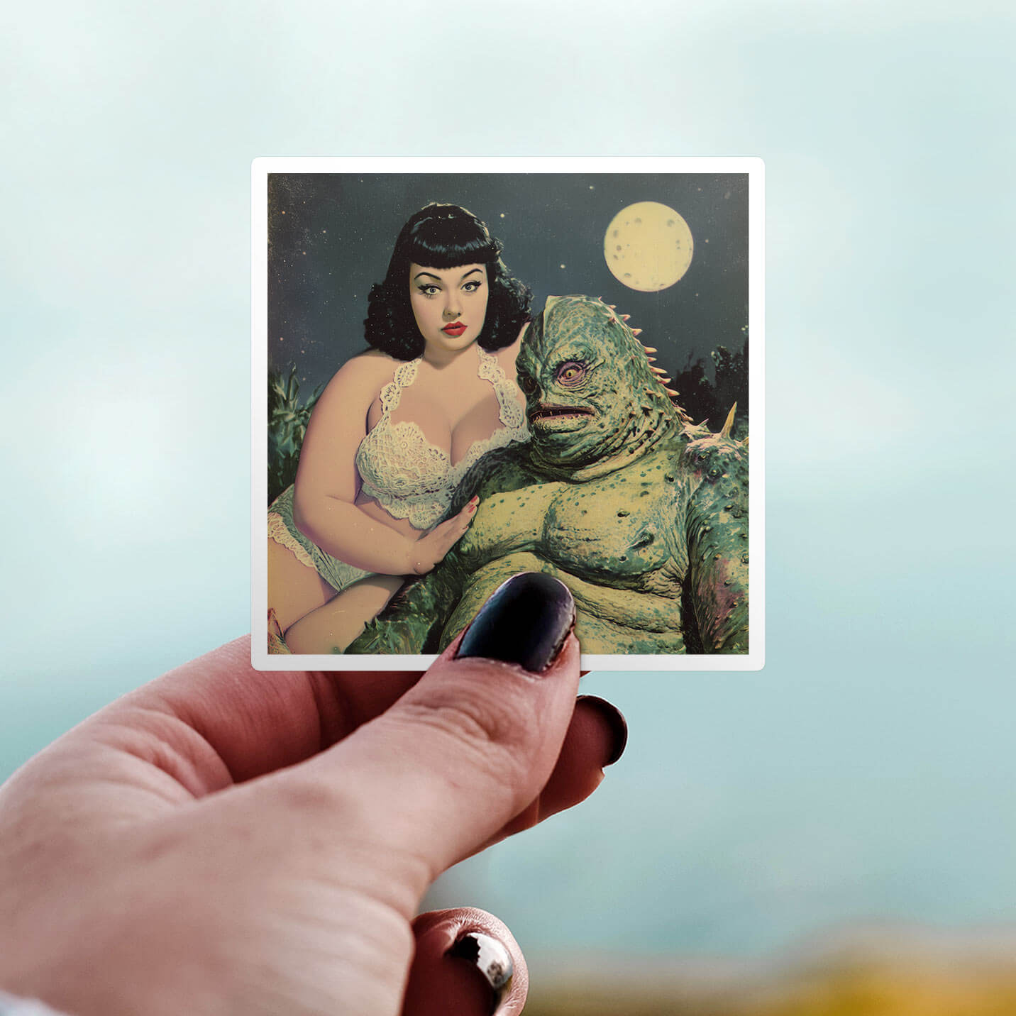 Beauty and the Gill Sticker