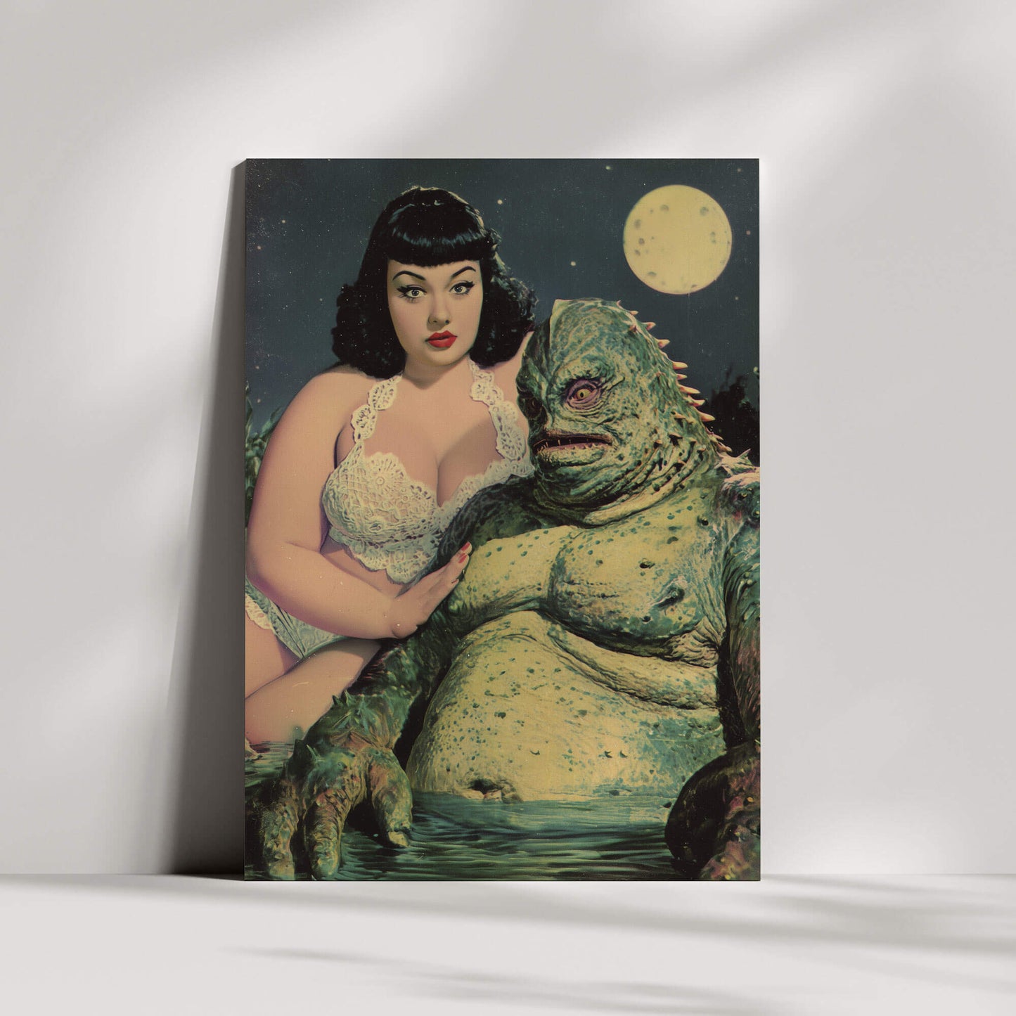 Beauty and the Gill Postcard