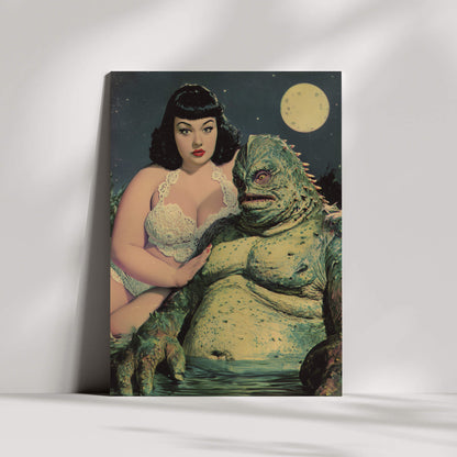 Beauty and the Gill Postcard