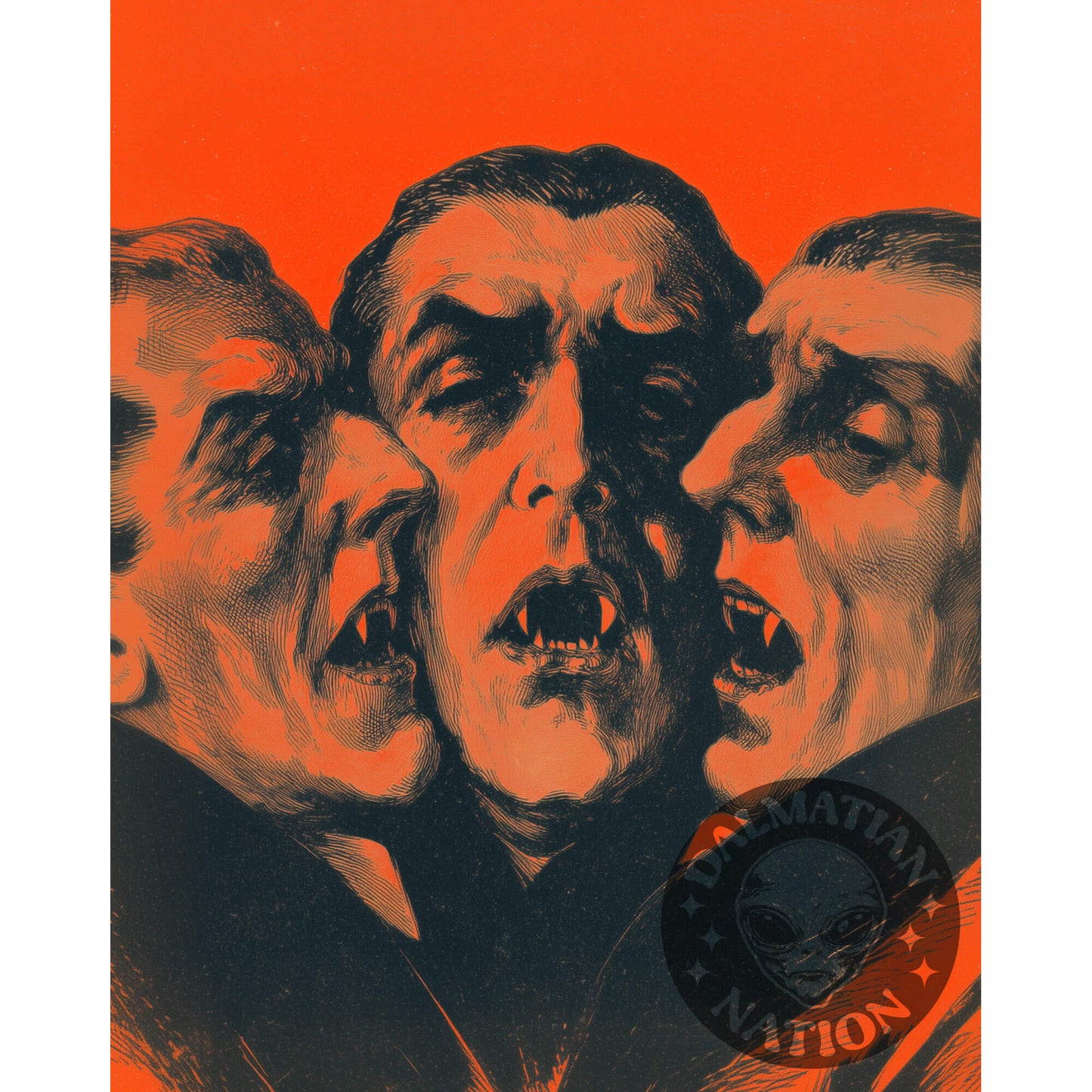 Bite Club Poster | Vampire Art Print