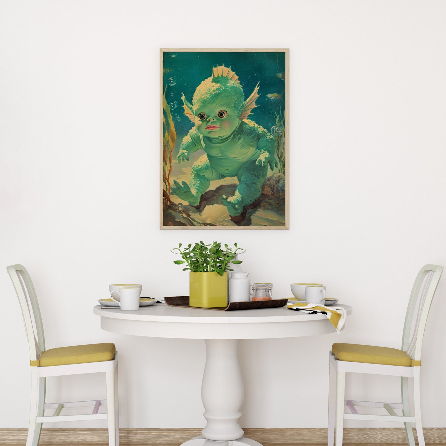 Bubble Trouble Poster | Lagoon Baby Art Print