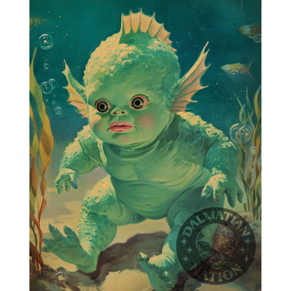 Bubble Trouble Poster | Lagoon Baby Art Print