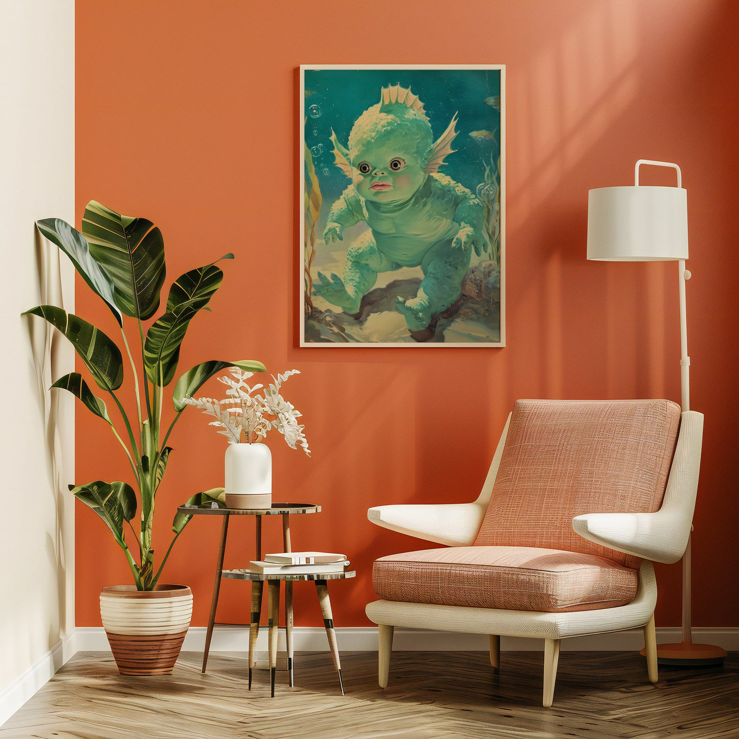 Bubble Trouble Poster | Lagoon Baby Art Print