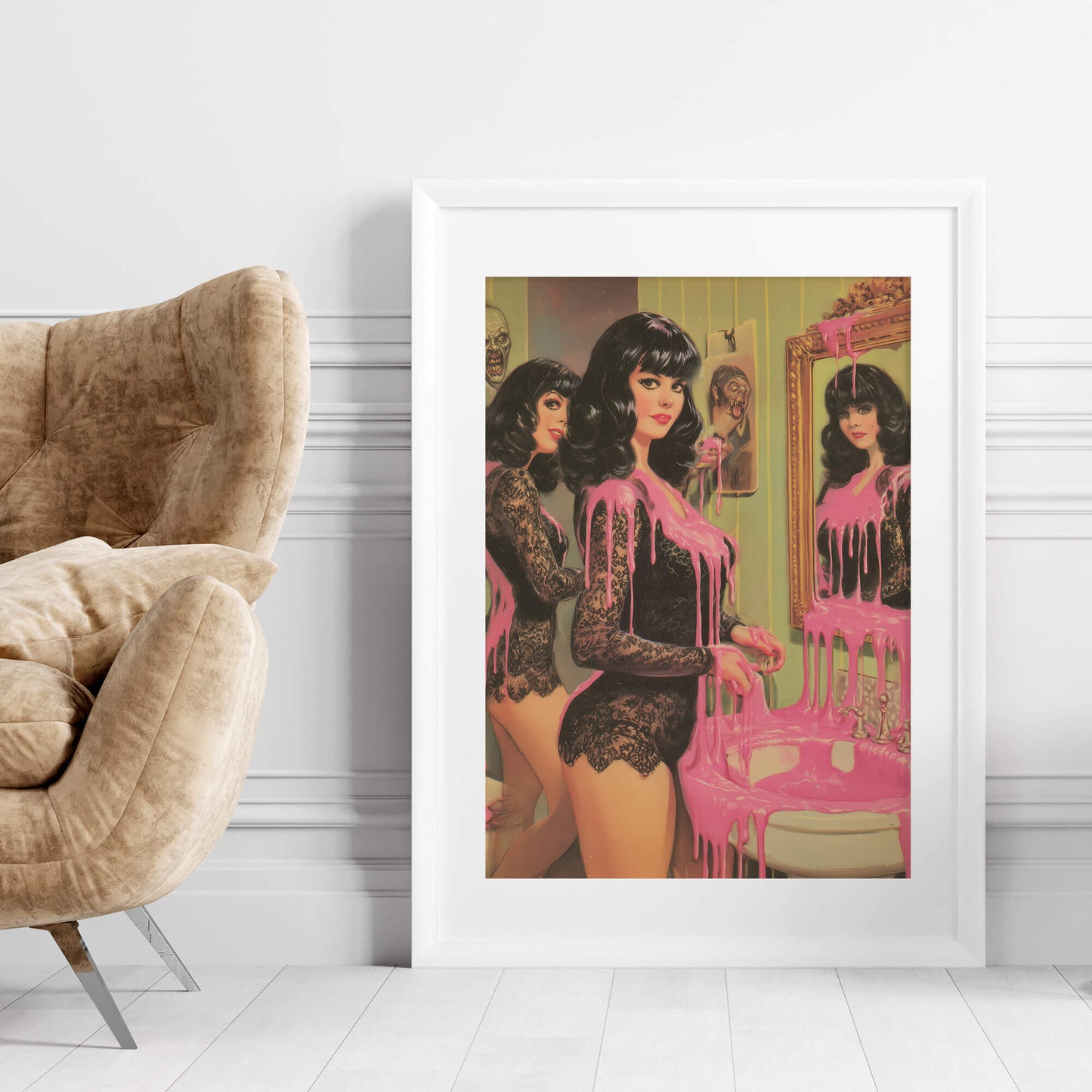 Bubblegum Bloodbath Poster | Gothic Art Print