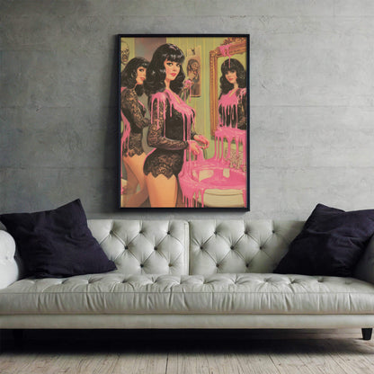 Bubblegum Bloodbath Poster | Gothic Art Print