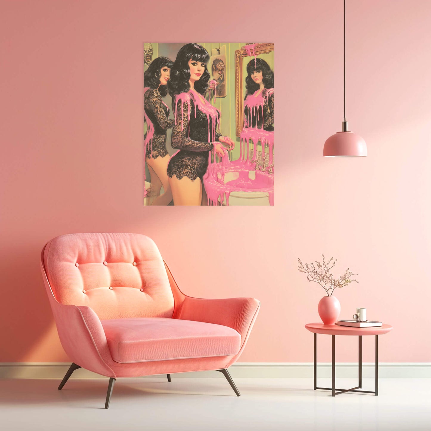 Bubblegum Bloodbath Poster | Gothic Art Print